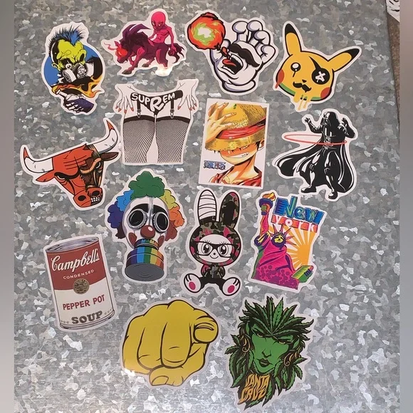 (70) Miscellaneous Vinyl Stickers - Picture 5 of 7